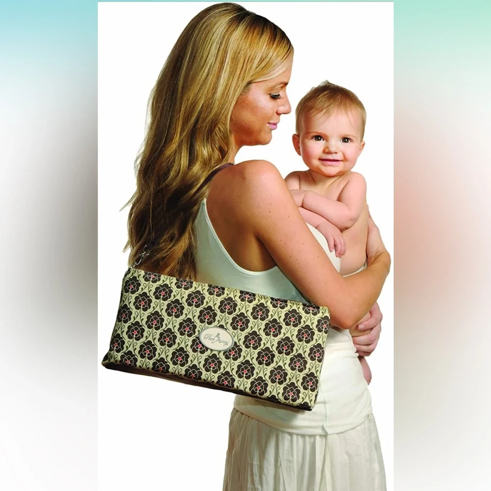 Peek Away Gray Floral‎ Essentials Nursing Pad
